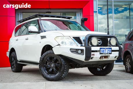 White 2016 Nissan Patrol Wagon Ti (4X4)