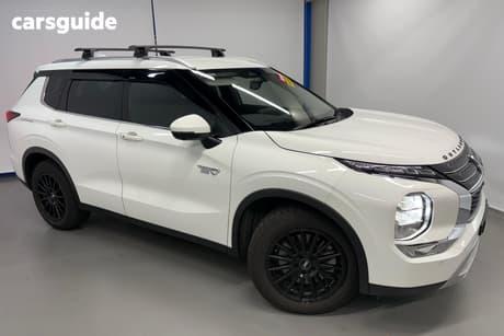 White 2022 Mitsubishi Outlander Wagon Phev Aspire 5 Seat (Awd)