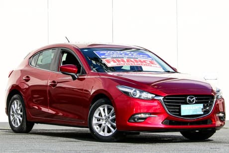 Red 2018 Mazda 3 Hatchback Maxx Sport