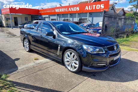 Black 2013 Holden UTE Utility Sv6