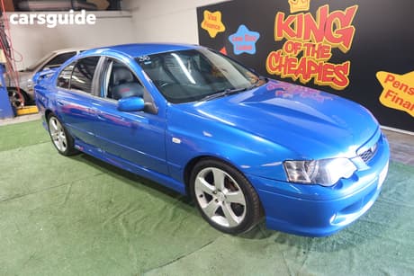 Blue 2005 Ford Falcon Sedan Xr8