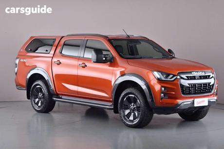Orange 2021 Isuzu D-MAX Crew Cab Utility X-Terrain (4X4)