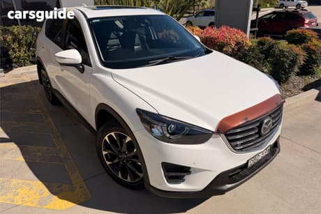 White 2015 Mazda CX-5 Wagon Akera (4X4)