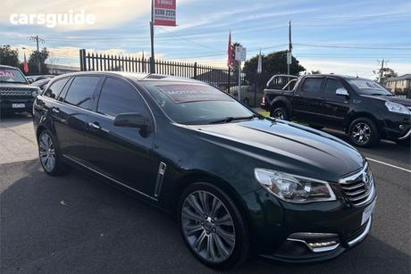 Green 2014 Holden Calais Sportswagon V