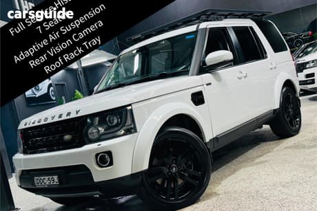 White 2016 Land Rover Discovery Wagon Sdv6 Hse