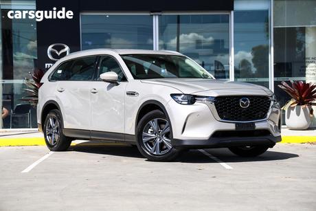 Beige 2026 Mazda CX-80 Wagon G40E Pure
