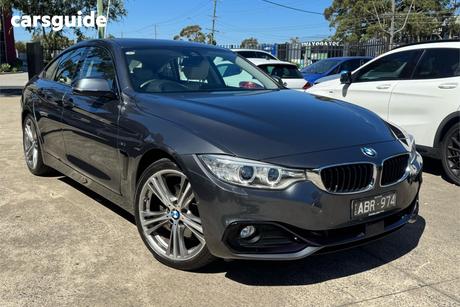 Grey 2014 BMW 428I Coupe Gran Coupe Sport Line
