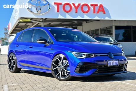 Blue 2022 Volkswagen Golf Hatchback R 4Motion