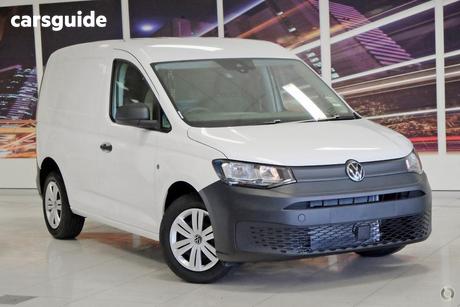White 2025 Volkswagen Caddy 5 Van Cargo Tdi320