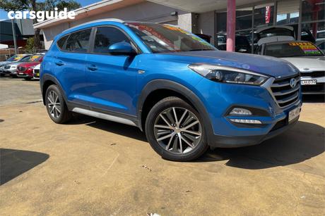 Blue 2017 Hyundai Tucson Wagon Active X (Fwd)