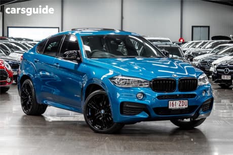 Blue 2019 BMW X6 Coupe Xdrive 30D
