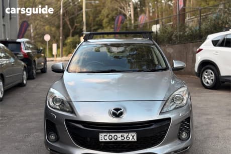 Silver 2013 Mazda 3 Sedan Sp25
