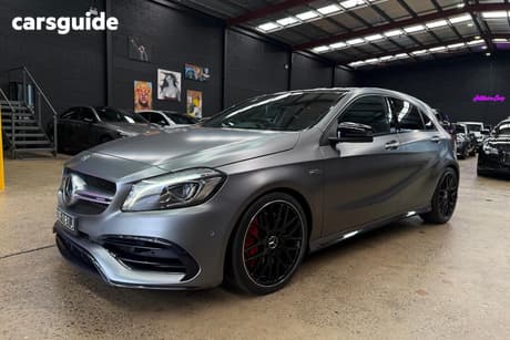 Grey 2018 Mercedes-Benz A45 Hatchback 4Matic