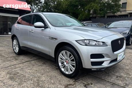 Silver 2017 Jaguar F-Pace Wagon 20D Prestige Rwd (132Kw)