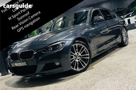 Grey 2015 BMW 330I Sedan Sport Line