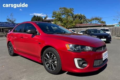 Red 2017 Mitsubishi Lancer Sedan Es Sport