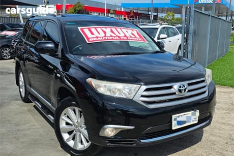 Black 2010 Toyota Kluger Wagon Grande (Fwd)