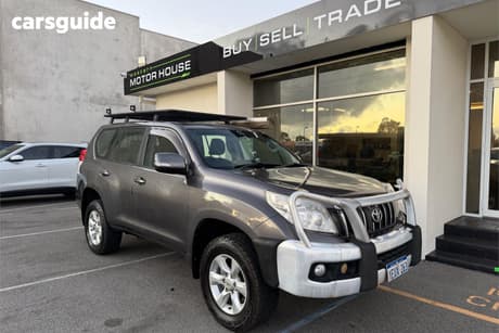Grey 2011 Toyota Landcruiser Prado SUV GXL 4X4