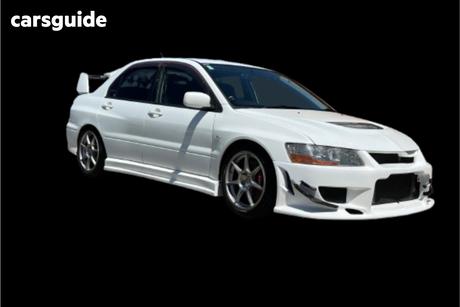 White 2003 Mitsubishi Lancer Sedan Evolution Viii