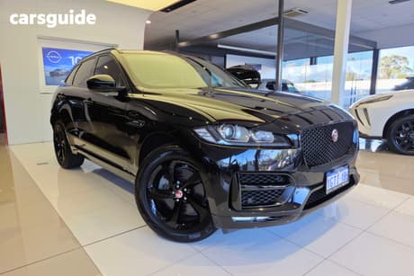Black 2017 Jaguar F-Pace Wagon 30D R-Sport