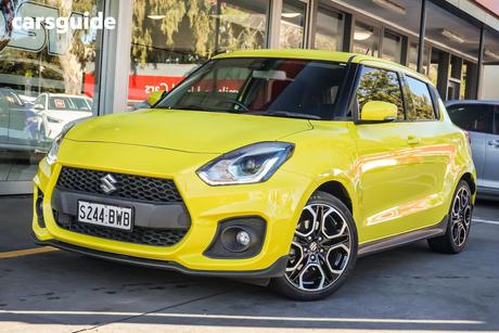 Yellow 2018 Suzuki Swift Hatchback Sport
