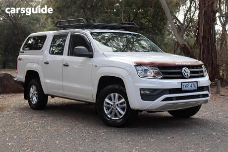 White 2016 Volkswagen Amarok Dual Cab Utility Tdi420 Core Edition (4X4)