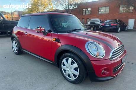 Red 2012 Mini Cooper Hatchback Ray