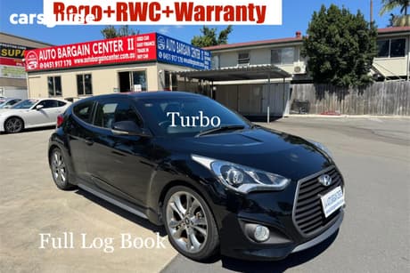 Black 2016 Hyundai Veloster Coupe Sr Turbo