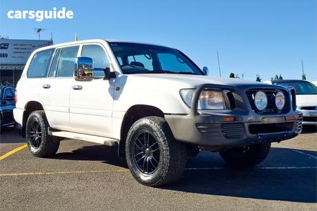 White 1999 Toyota Landcruiser Wagon Rv (4X4)