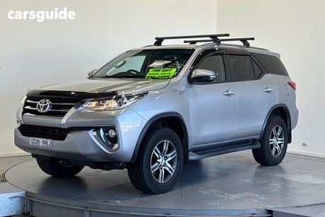 Silver 2019 Toyota Fortuner Wagon Gxl