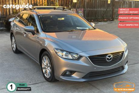 Silver 2013 Mazda 6 Wagon Touring