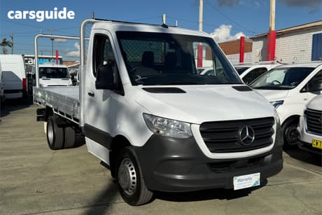 White 2021 Mercedes-Benz Sprinter Cab Chassis 516Cdi Vs30 Lwb Rwd 4.49T