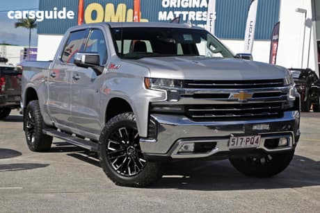 Silver 2023 Chevrolet Silverado Crew Cab Pickup 1500 Ltz Premium Tech Pack