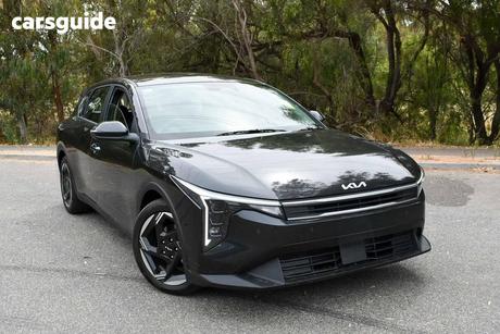 Grey 2025 Kia K4 Hatchback Sport+