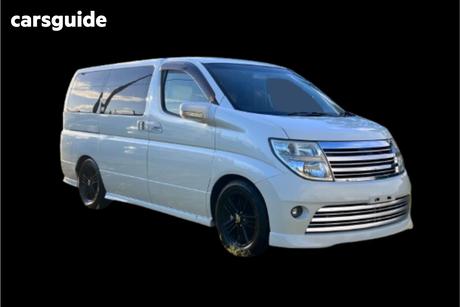White 2005 Nissan Elgrand Wagon