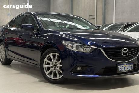 Blue 2013 Mazda 6 Sedan Touring
