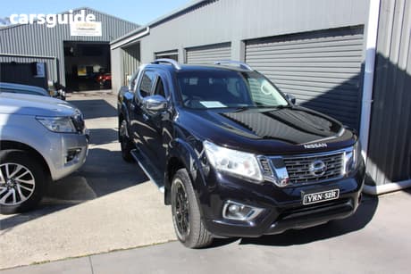 Black 2015 Nissan Navara Dual Cab Utility St-X