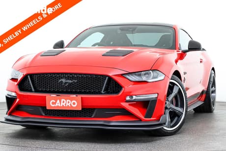 Red 2018 Ford Mustang Coupe Fastback Gt 5.0 V8