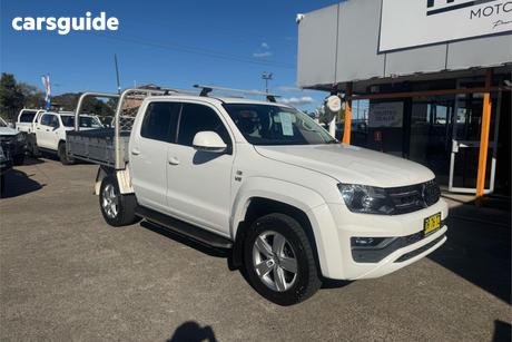 White 2018 Volkswagen Amarok Dual Cab Utility V6 Tdi 550 Sportline