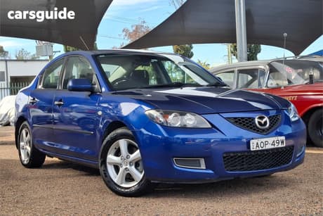 Blue 2008 Mazda 3 Sedan Neo