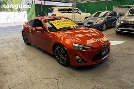 Orange 2016 Toyota 86 Coupe Gts