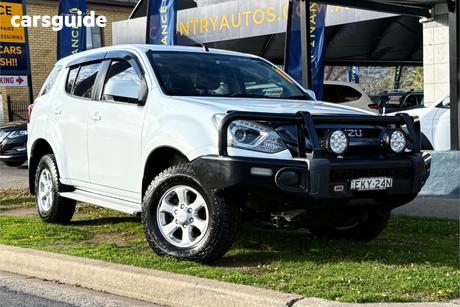 White 2018 Isuzu MU-X Wagon Ls-M (4X4)