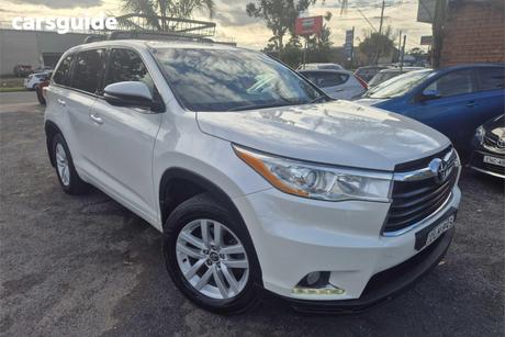 White 2016 Toyota Kluger Wagon Gx (4X4)