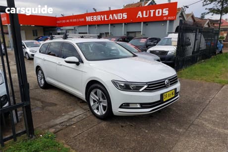 White 2016 Volkswagen Passat Wagon 132 Tsi