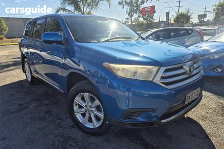Blue 2013 Toyota Kluger Wagon Kx-R (4X4) 7 Seat