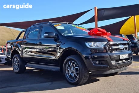 Black 2017 Ford Ranger Dual Cab Utility Fx4 Special Edition