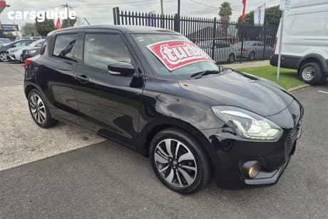 Black 2018 Suzuki Swift Hatchback Glx Turbo