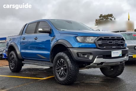 Blue 2021 Ford Ranger Double Cab Pick Up Raptor 2.0 (4X4)