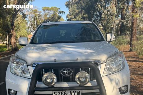White 2010 Toyota Landcruiser Prado Wagon Sx (4X4)