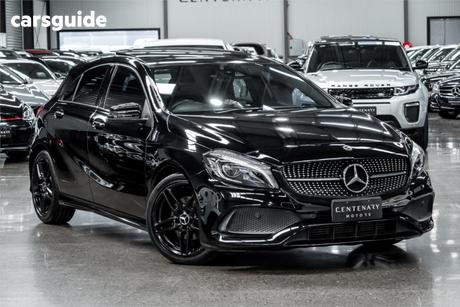 Black 2017 Mercedes-Benz A200 Hatchback